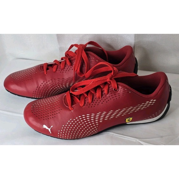 Puma Drift Cat 5 Scuderia Ferrari Mens Size 7 Red Driving Shoes - Picture 2 of 10